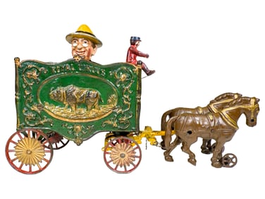 Royal Circus Farmer Van  - Cast Iron Toy