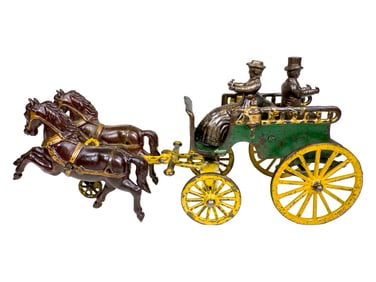 Scarce Oxford Back-to-Back Trap - Cast Iron Toy