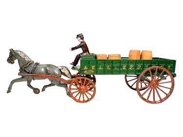 The Adams Express Delivery Wagon - Cast Iron Toy