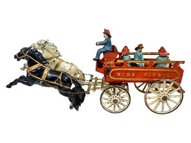 Important Early Fire Patrol - Cast Iron Toy