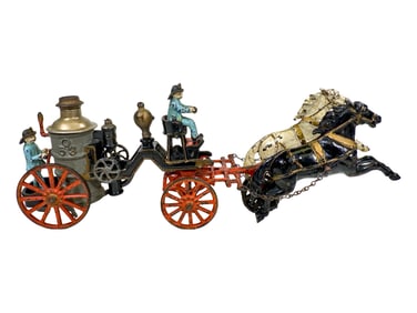 Rare #53 Fire Pumper - Cast Iron Toy
