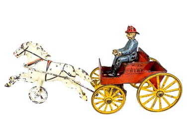 Rare F. D. Chief's Wagon - Cast Iron Toy
