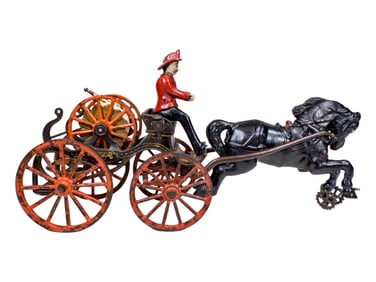 Impressive Hose Reel Apparatus - Cast Iron Toy