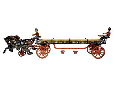 Hook and Ladder Apparatus - Cast Iron Toy