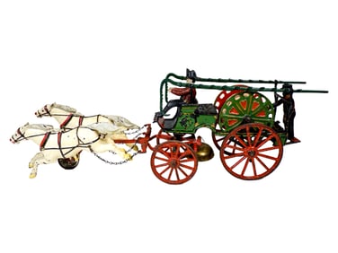 Rare Combo Fire Truck - Cast Iron Toy