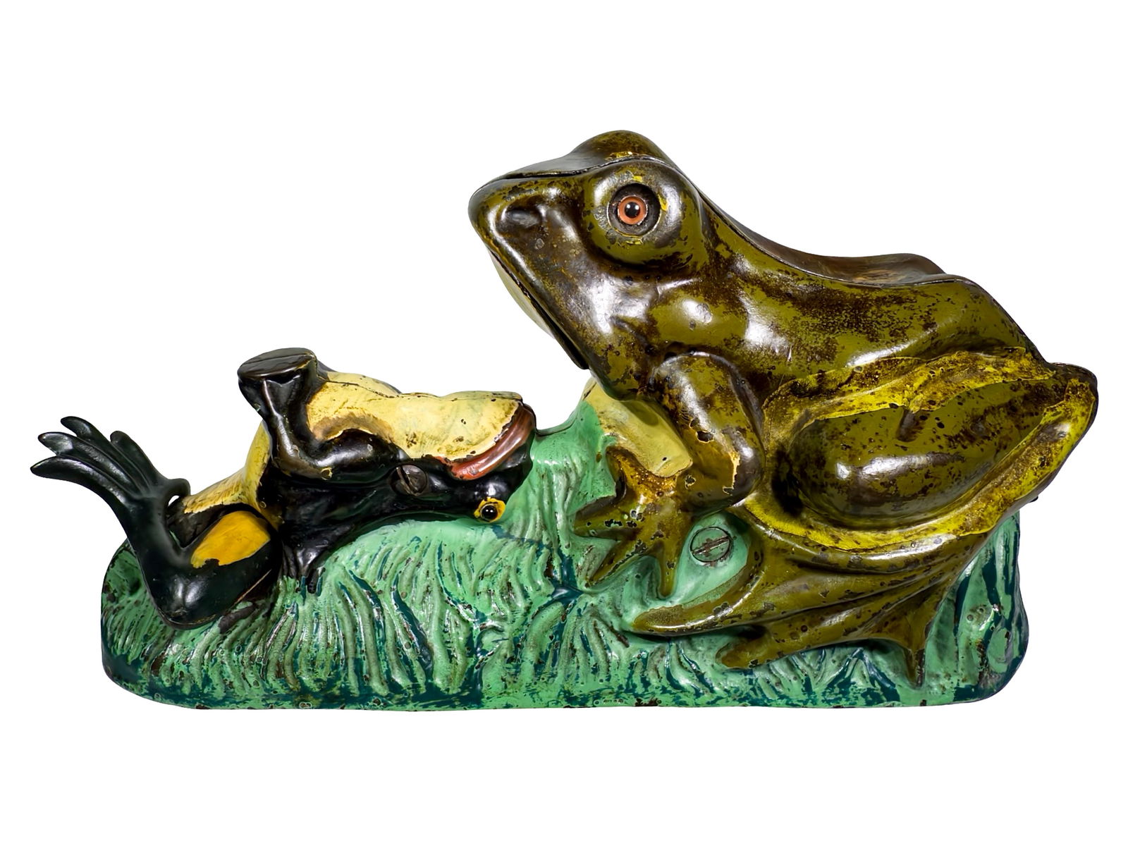 Two Frogs Cast Iron Mechanical Bank (1 of 9)