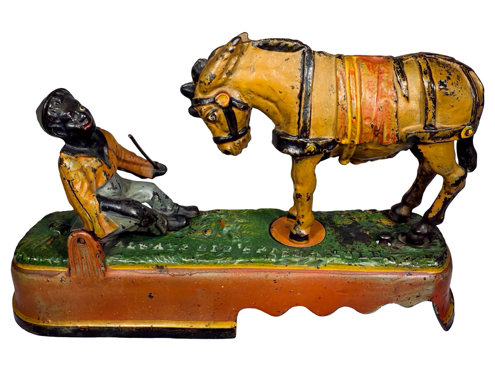 I Always did Spise a Mule Cast Iron Mechanical Bank (1 of 8)