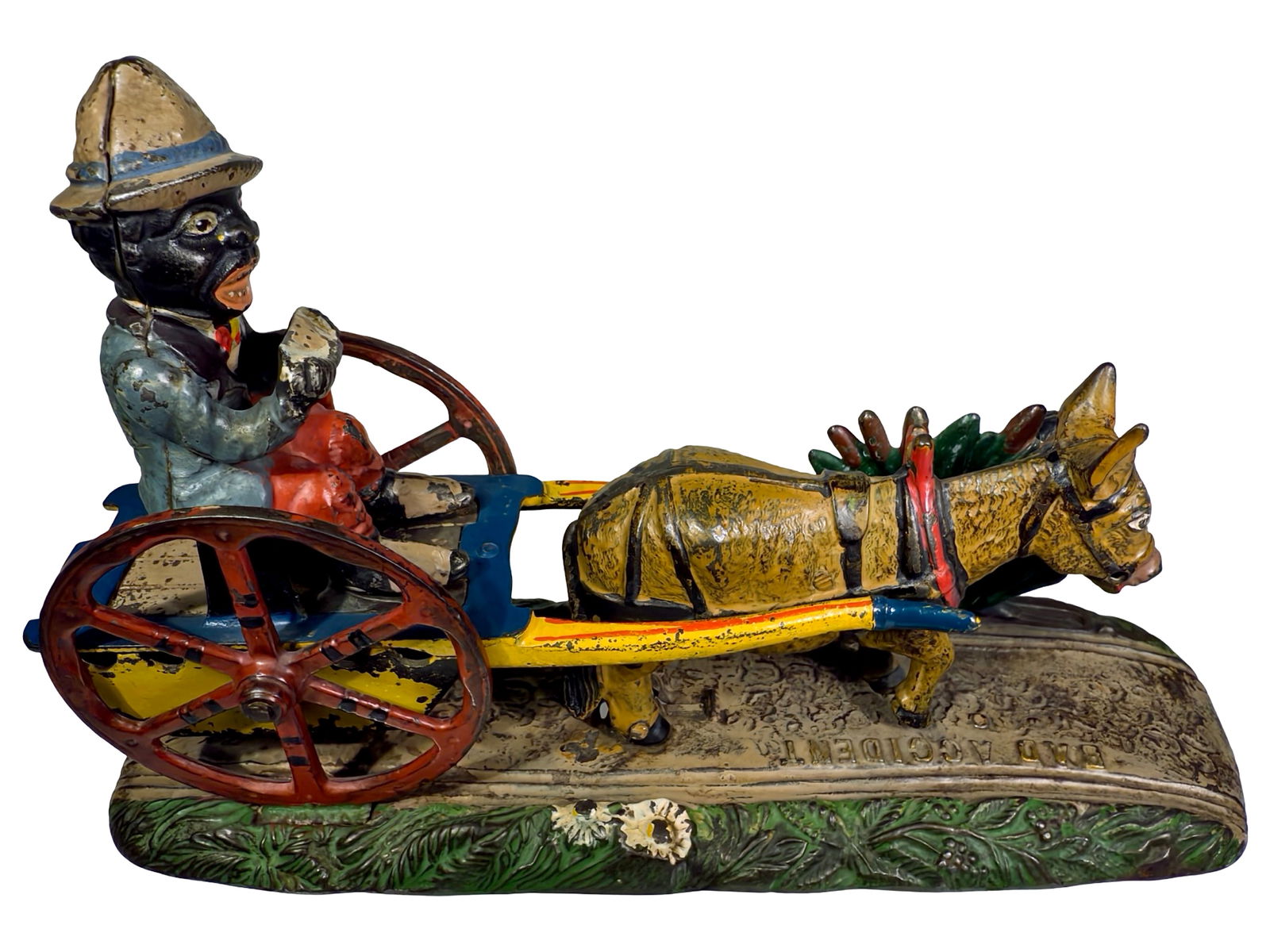 Bad Accident Cast Iron Mechanical Bank (1 of 12)