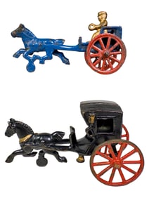 Cast Iron Road Cart / Hansom Cab