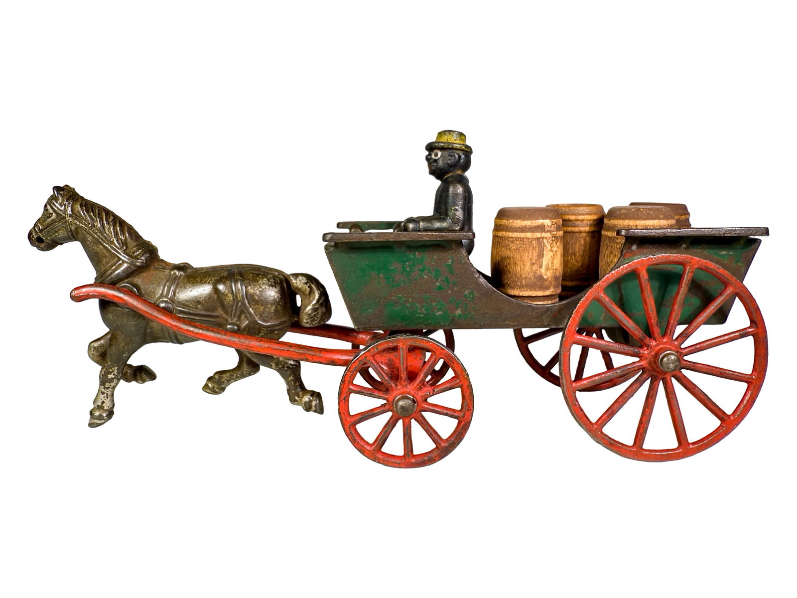 Single Horse Cast Iron Farm Wagon (1 of 4)