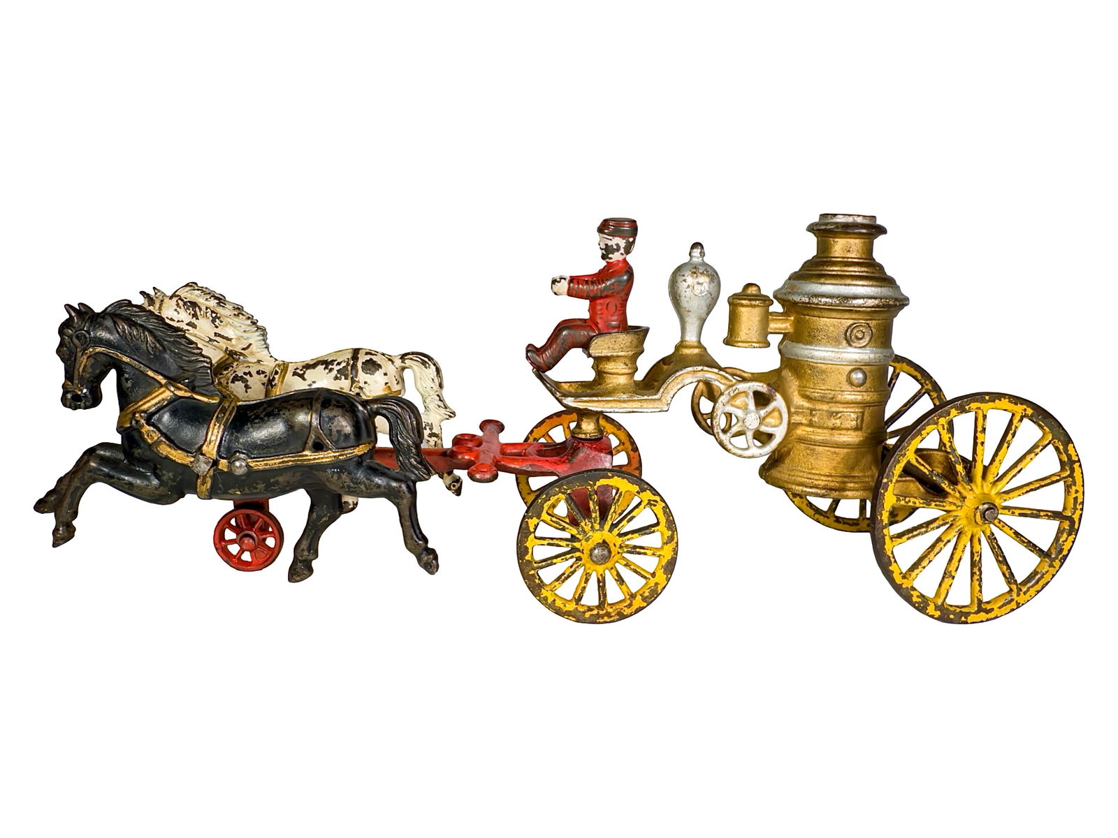 Two Horse Cast Iron Pumper (1 of 8)