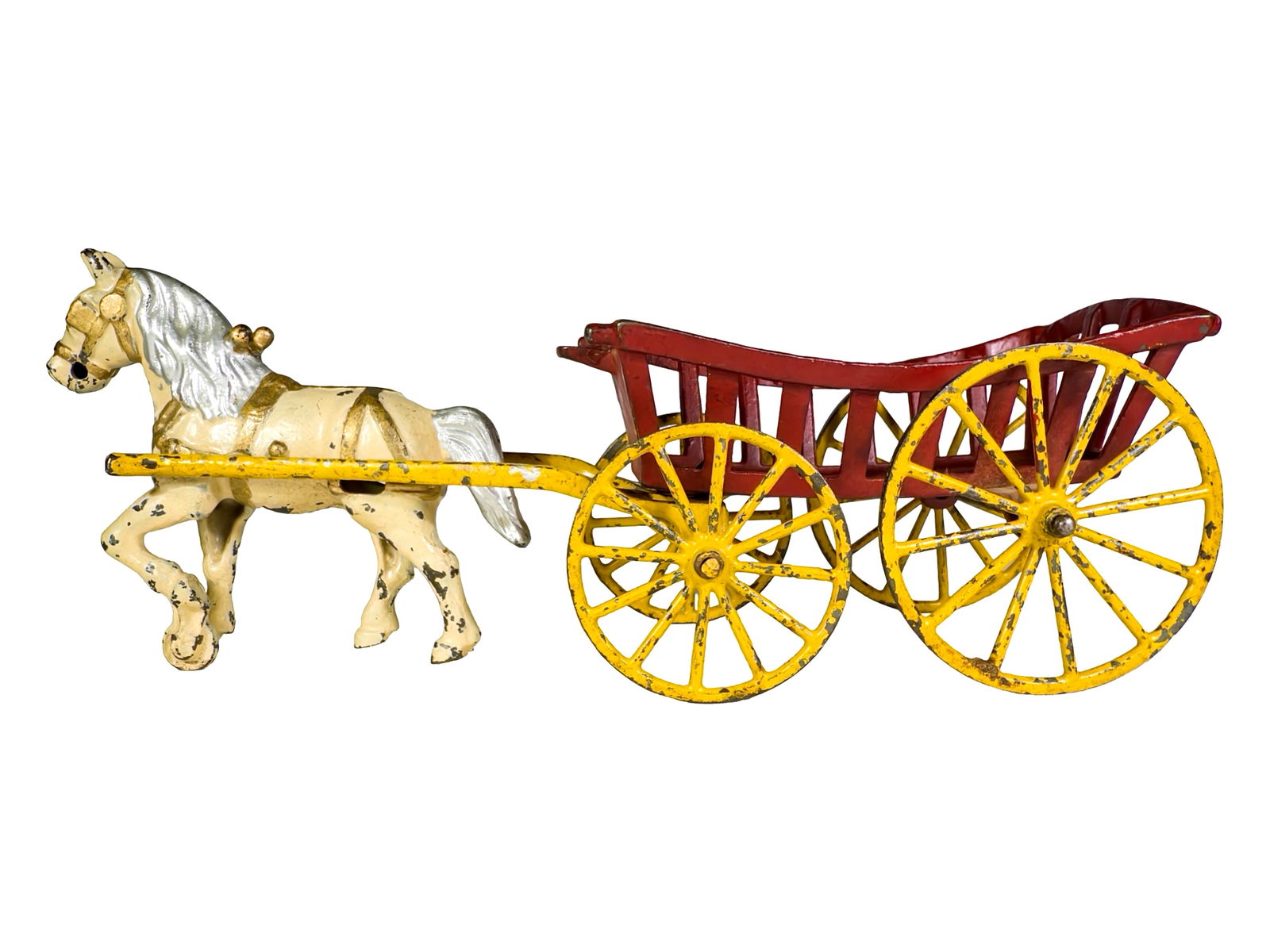 Single Horse Cast Iron Plantation Wagon (1 of 8)