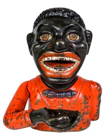 Happy Man Cast Iron Mechanical Bank