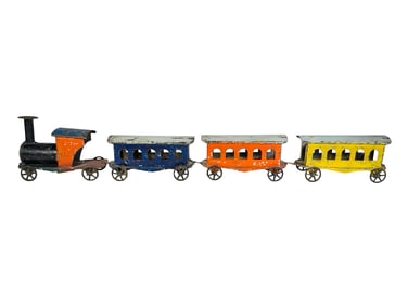 American Tin Floor Train Toy