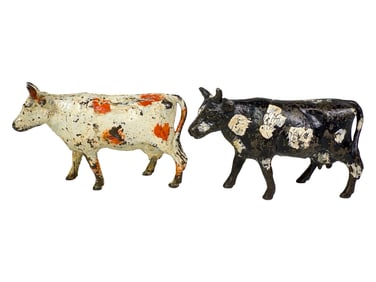 Two Cast Iron Coin Banks