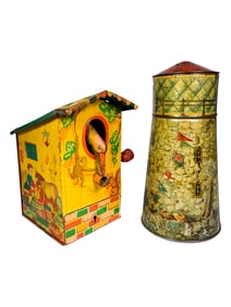 Two Tin Banks - One Mech. & One Still