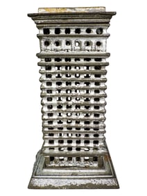 High Rise Cast Iron Bank - 2nd Smallest