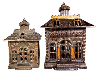 Two State Banks - Cast Iron