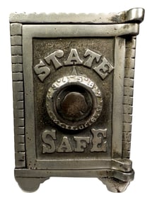 State Safe Cast Iron Bank
