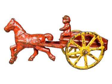 Miniature Cast Iron Coal Wagon