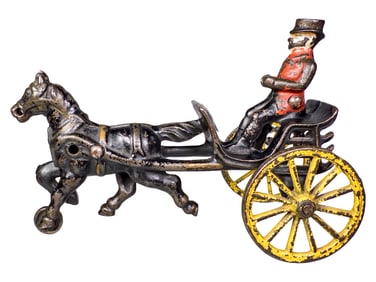 Single Horse Cast Iron Road Cart