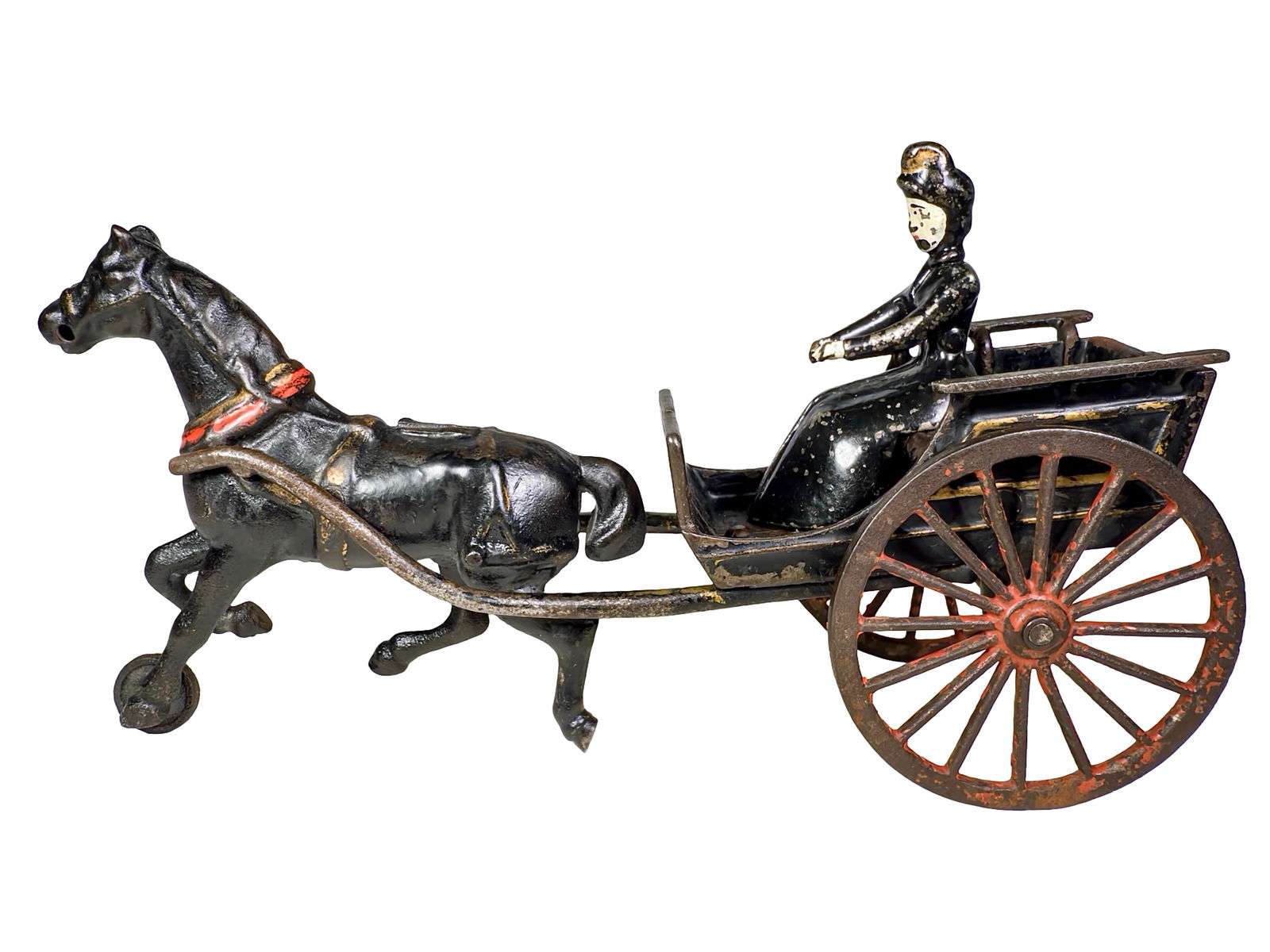 Single Horse Cast Iron Road Cart - Woman Driver (1 of 7)