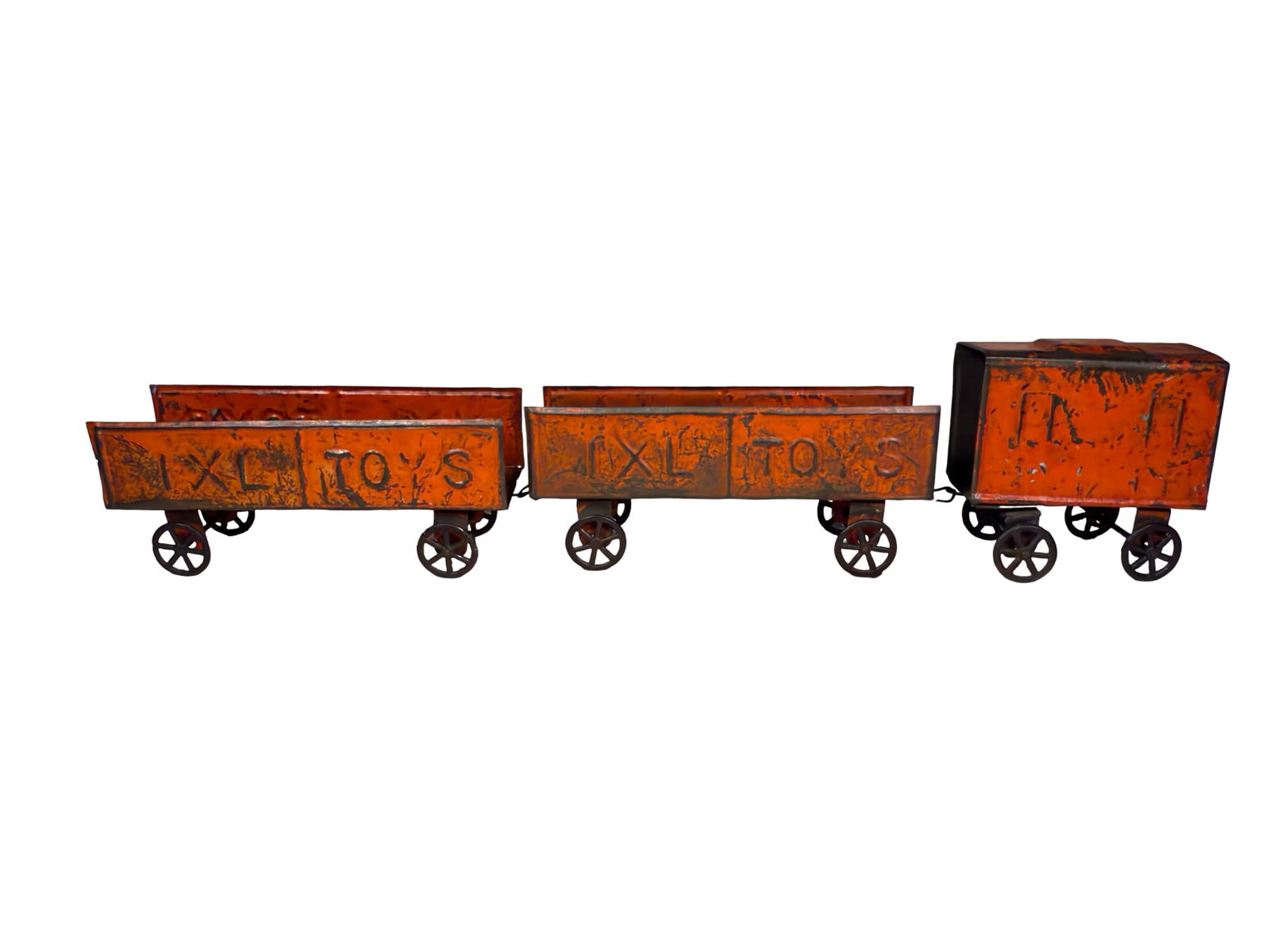 IXL Tin Train Set - 3 Cars (1 of 10)