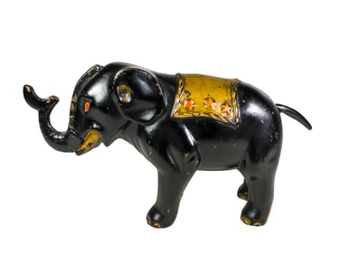 Elephant and 3 Stars - Cast Iron Bank