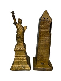 Statue of Liberty / Washington Monument Bank - Small Versions