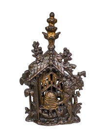 Bear with Honey Pot Iron Bank