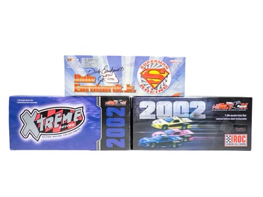 Three Race Car Collectibles