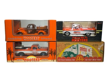 Hooters / McDonalds Collectible Cars / Trucks