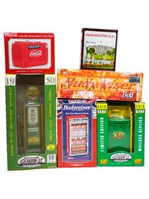 Six Assorted Modern Still Banks