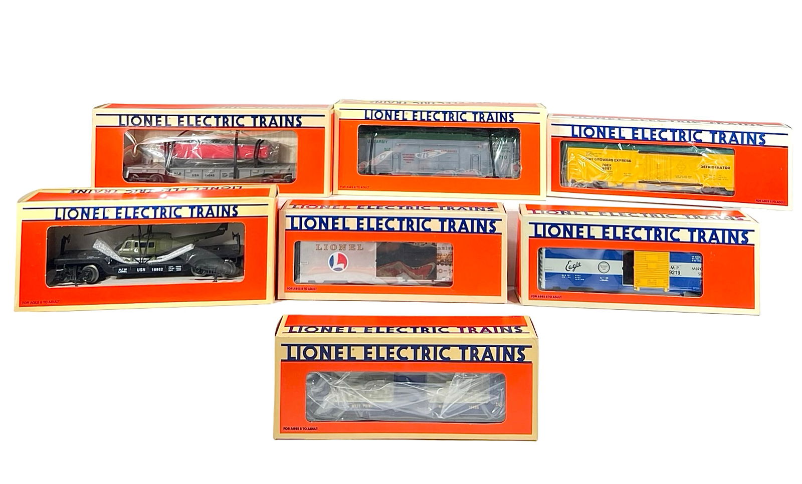 Lionel Modern Era Boxed Rolling Stock - 7 total #'s 16710, 16952, 6-9887, 6-16939, 6-9484, 6-9219, (1 of 1)