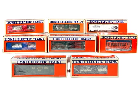 Lionel Modern Era Boxed Rolling Stock - 8 total #'s 19419, 7304, 7522, 7518, 9834, 6104, 8690, 7530