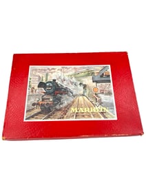 Marklin HO Train Cars - Three U.S. Freight / Two European Coaches