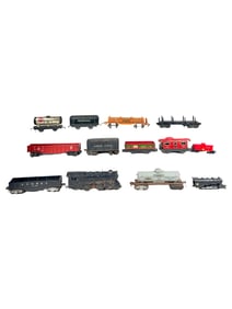 Miscellaneous American Trains = 11 pieces Marx, American Flyer, Lionel