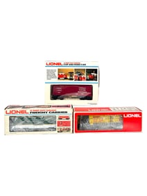 Lionel Freight Cars #s 7901, 9273, and 9152