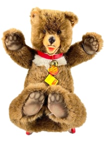 Playful Bear on Wheels