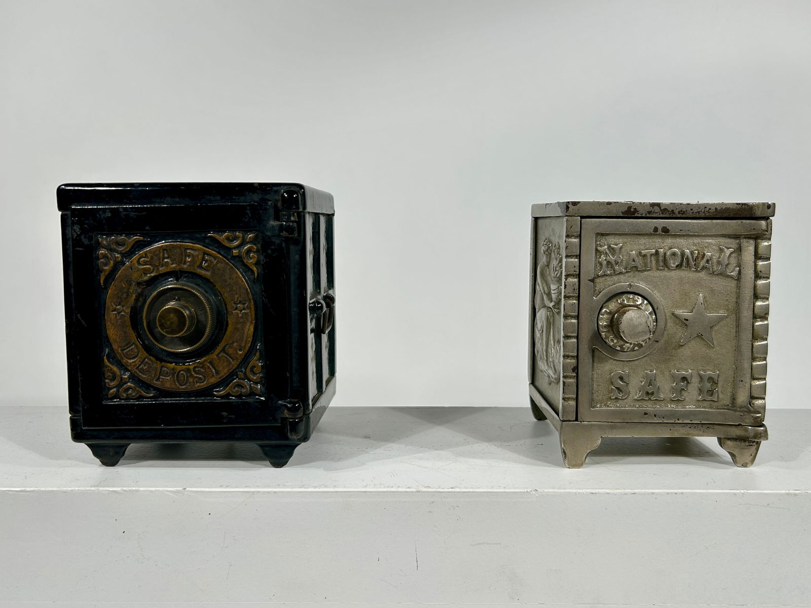 Safe Deposit / National Safe Cast Iron Banks (1 of 3)