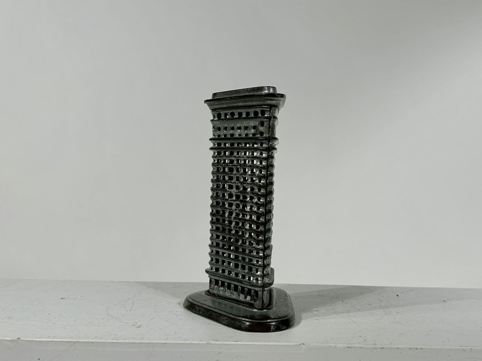 Flat Iron Cast Iron Bank - Second Smallest (1 of 2)