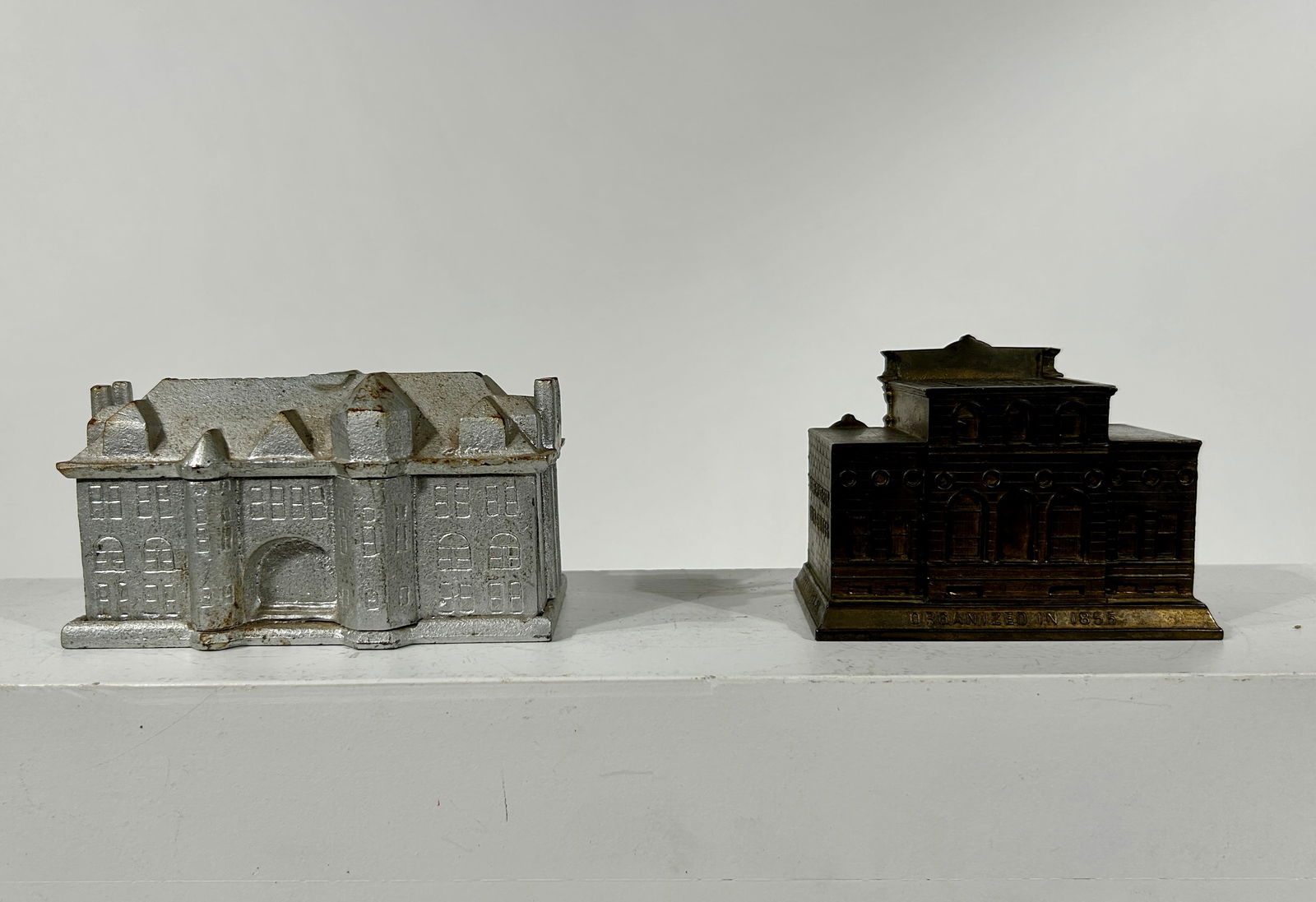 Lot of Two Building Banks - Bethel College Library and Dollar Savings Bank - 3