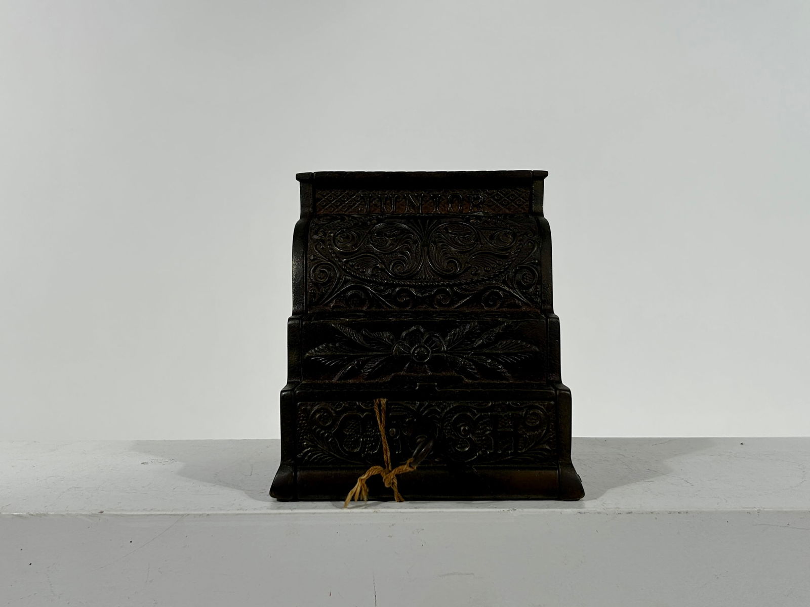 Junior Cash Register: J & E Stevens Co. - Cromwell, CT. 1905 - 5"T x 4 1/2"W x 4"D