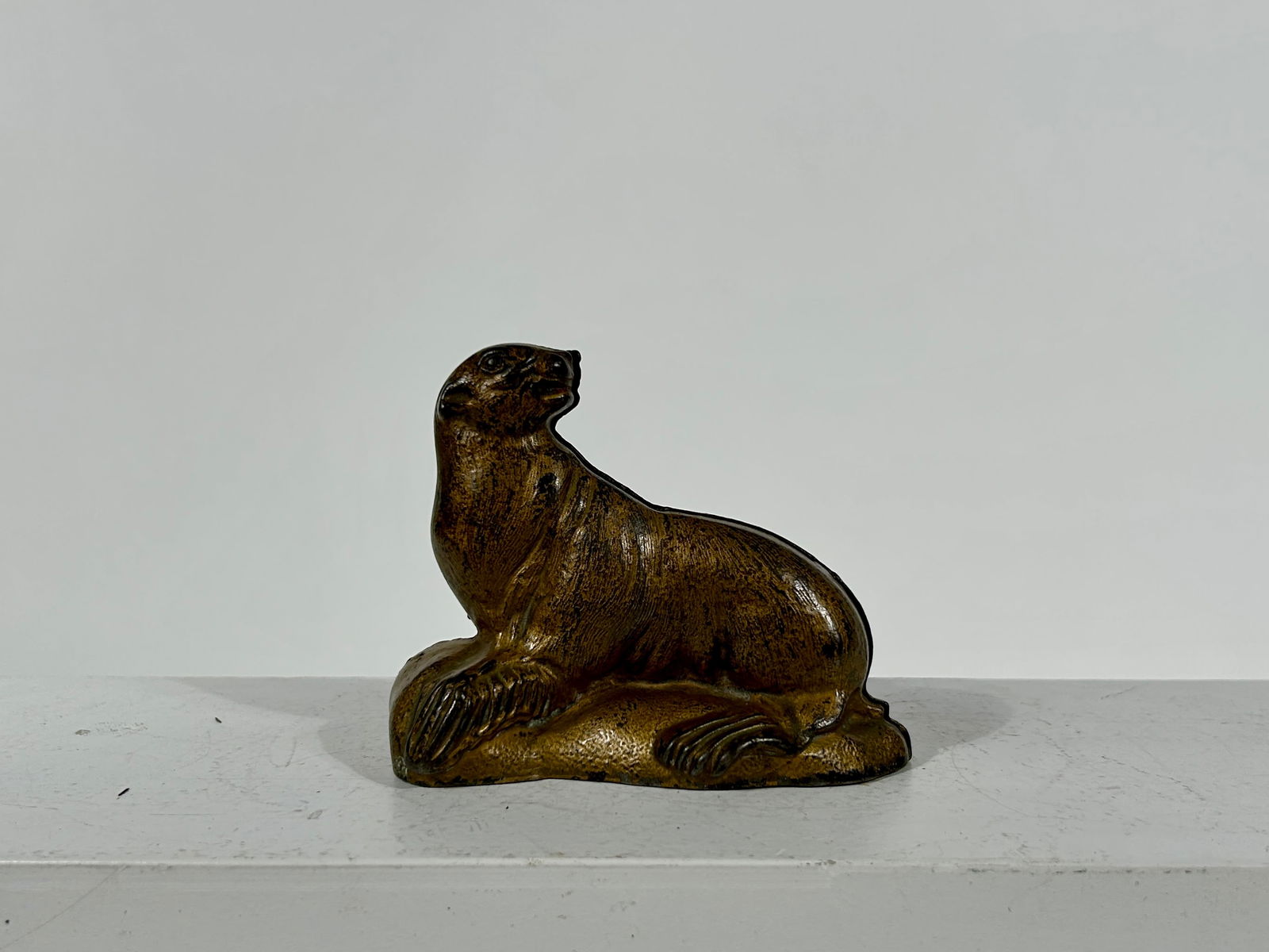 Seal on Rocks Cast Iron Bank (1 of 3)