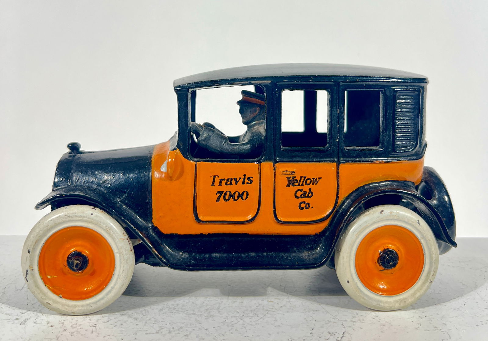 Yellow Taxi with Cast Iron Wheels (1 of 3)