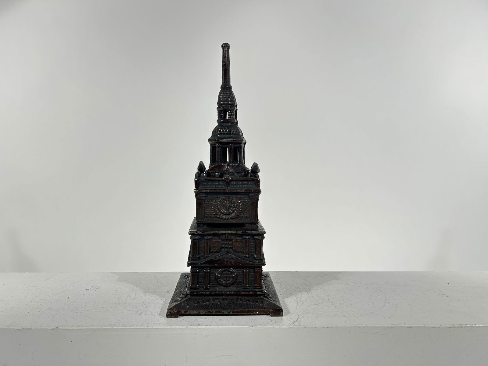 Tower Bank Cast Iron Still Bank (1 of 3)