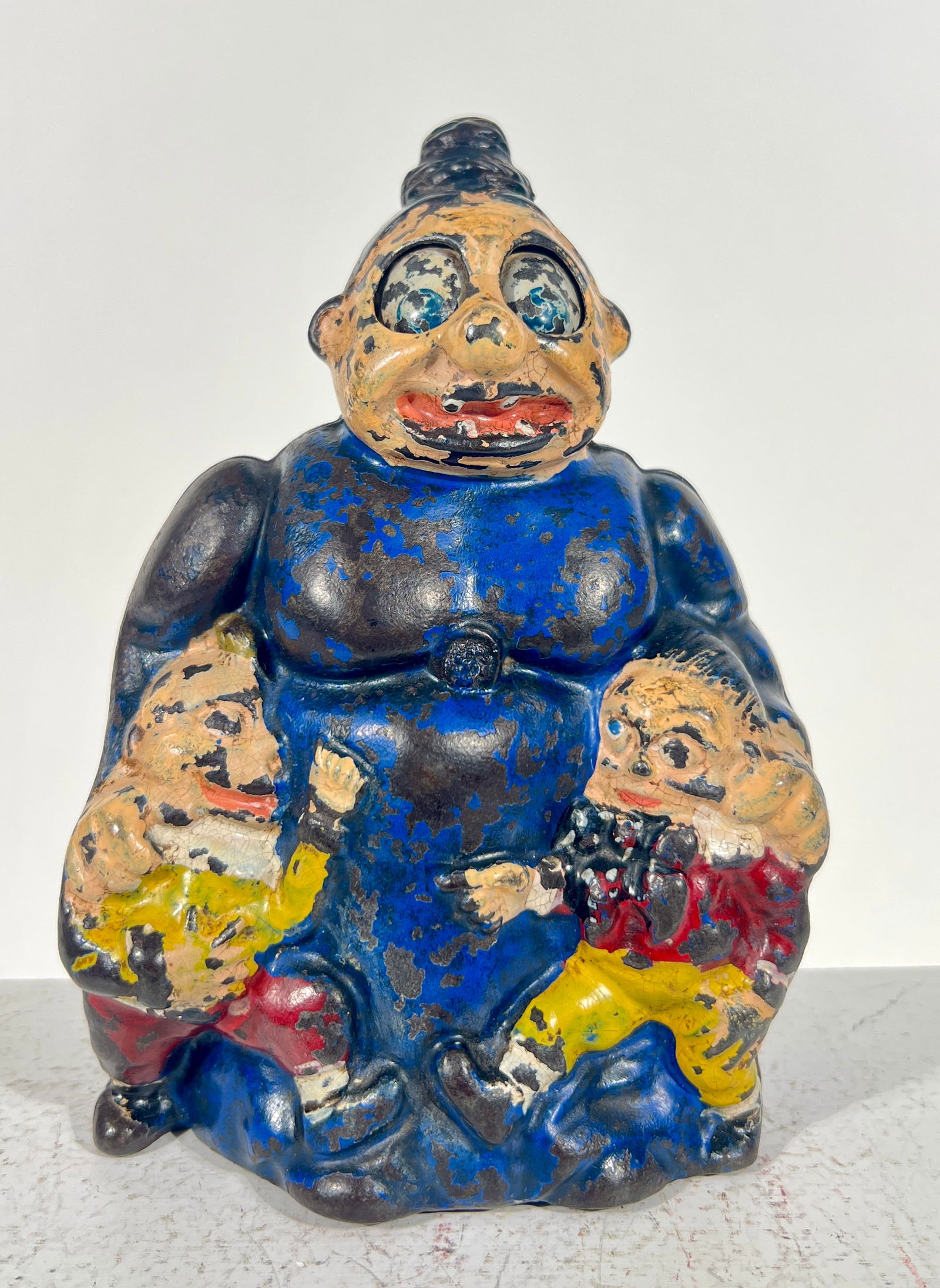 Mama Katzenjammer Cast Iron Mechanical Bank - Very Scarce (1 of 3)