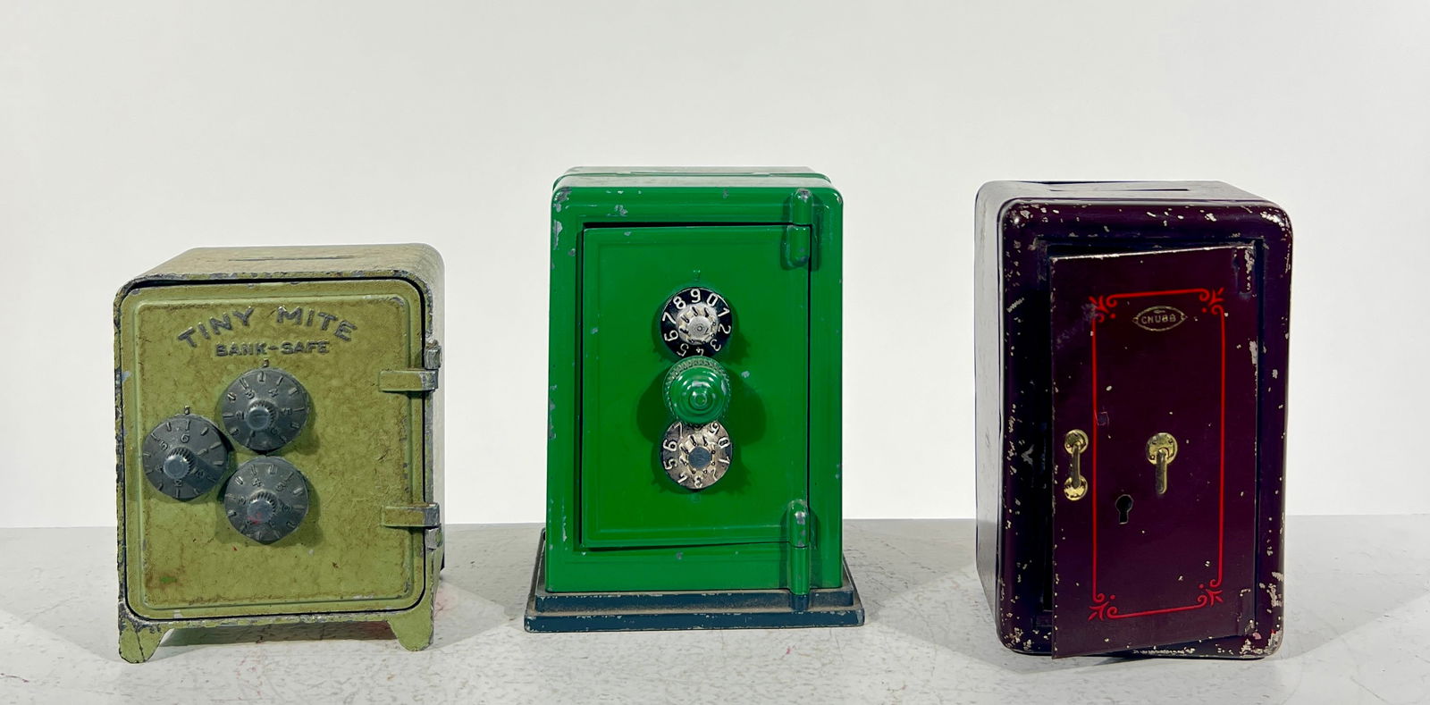 Three Safe Bank - Tin and Alloy (1 of 3)