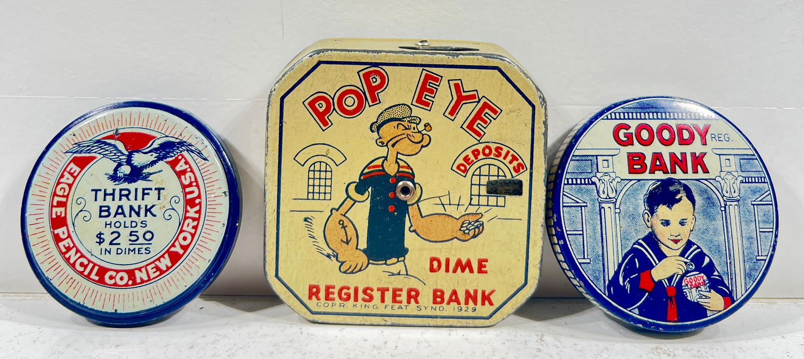 Popeye Dime Register / Goody Bank / Thrift Bank (1 of 2)