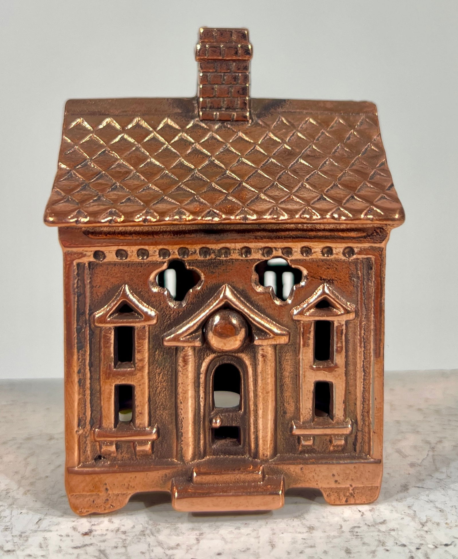 Quadrafoil Cast Iron Bank (1 of 3)